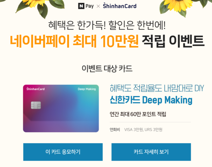  신한카드(신용) ~9.30 (10만원)