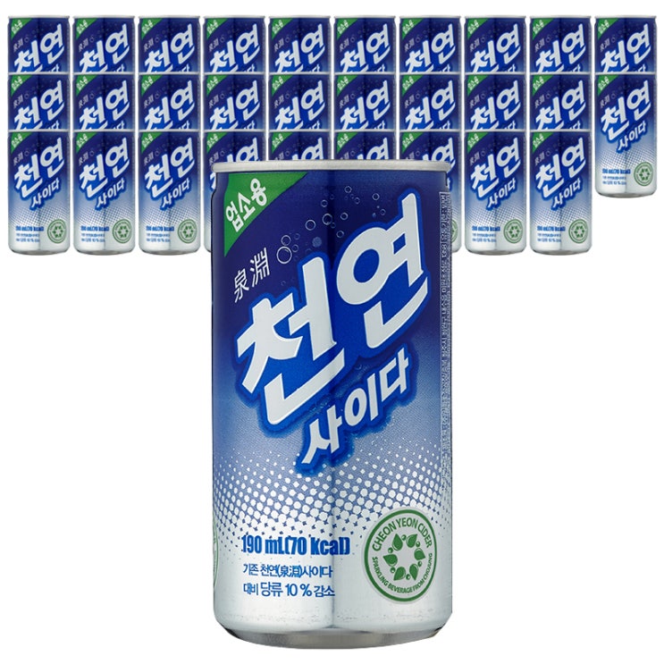  일화 천연사이다, 190ml, 30개