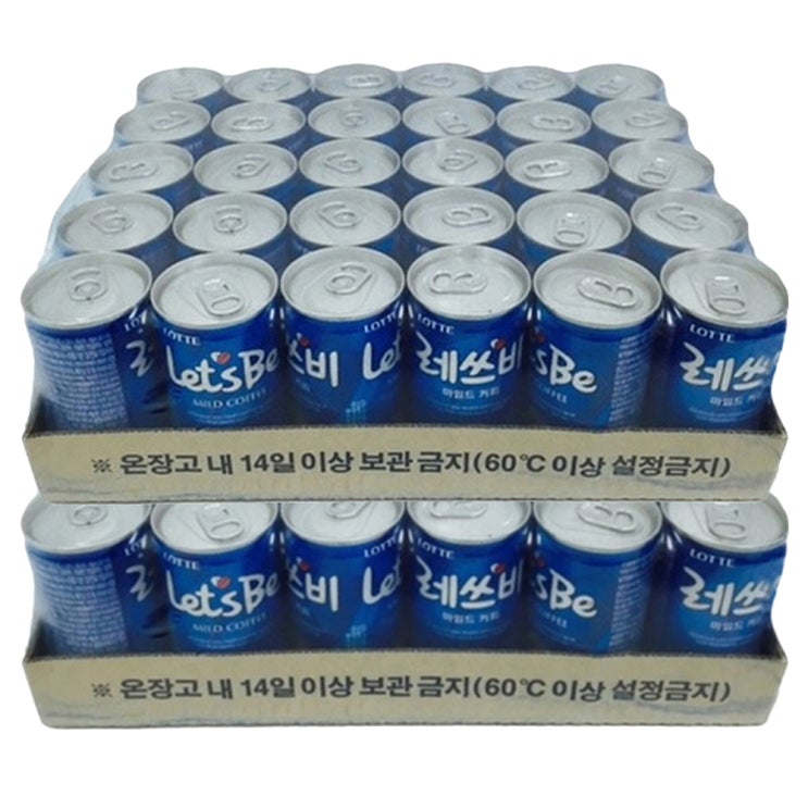  레쓰비 마일드 캔커피, 150ml, 60캔