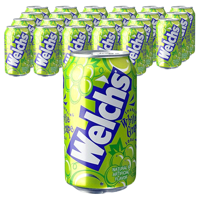  웰치스 청포도, 355ml, 24개