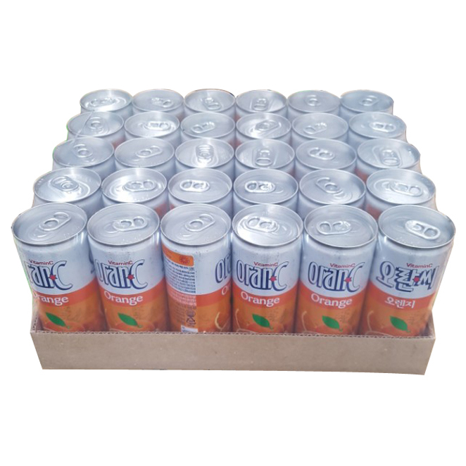  오란씨 오렌지 탄산음료, 250ml, 30개