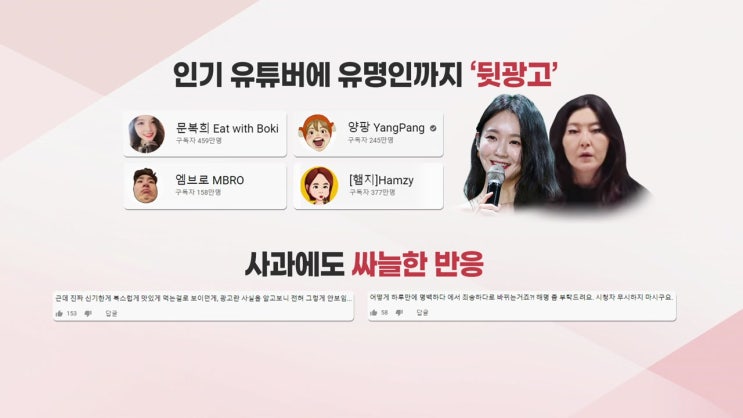  불법 '유튜브 뒷광고', '뒷광고'의미 및 형사처벌 여부, 공정거래위원회 지침 해석