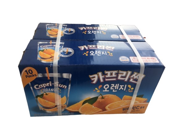 농심 카프리썬 오렌지, 200ml, 20개