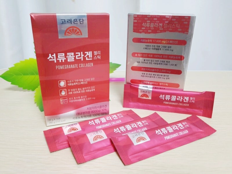 이너뷰티 꿀템 고려은단 석류콜라겐 젤리스틱
