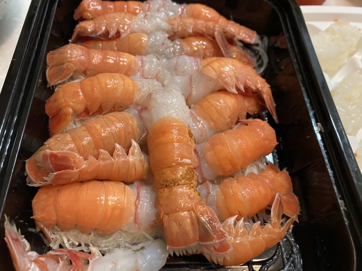  오늘회 딱새우 우니 물회