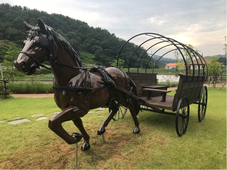  함안승마공원 마차,말 제작시공