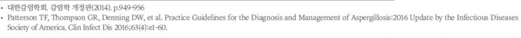  아스페르길루스증(Aspergillosis) : 병원체, 임상양상, 진단/검사