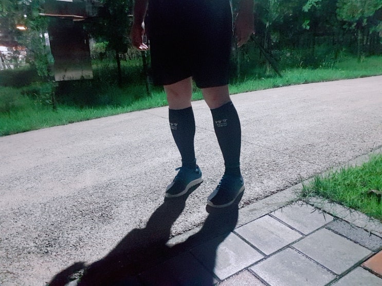  웨이브웨어 종아리슬리브 보호대 직접 사용해본 후기