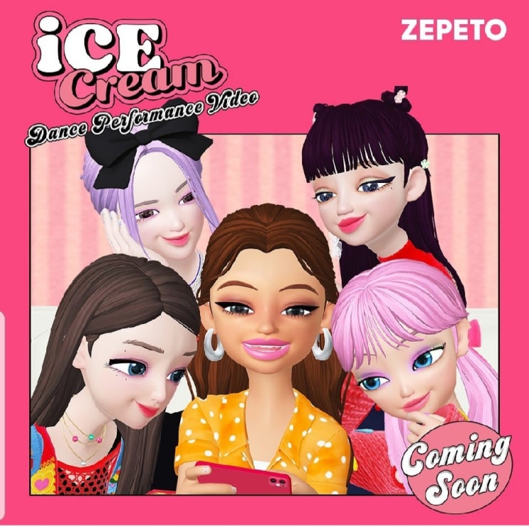  [Flow] 블랙핑크 X 셀레나 고메즈 'Ice cream' 제페토 3D 아바타 비디오