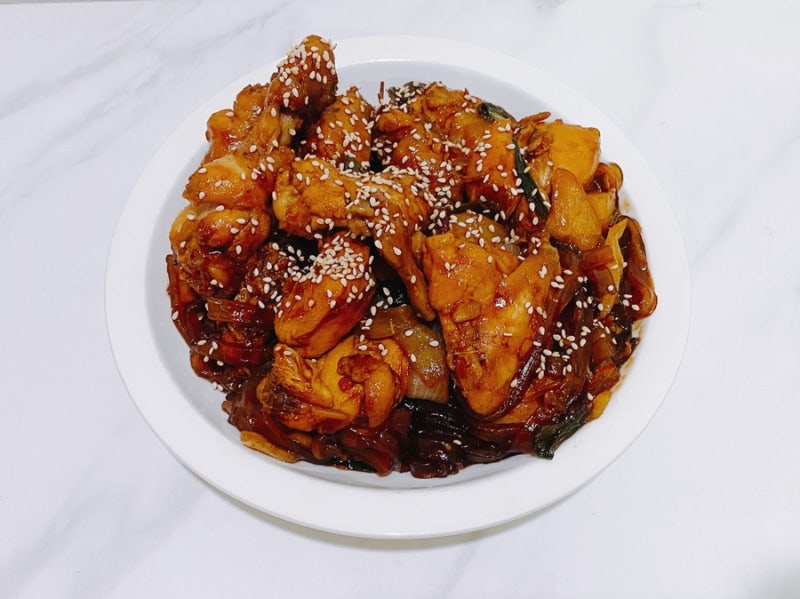 [정원이의 푸드박스] 초보 주부도 쉽게 만드는 간장 찜닭 :D (Feat. 청정원 찜닭 양념)