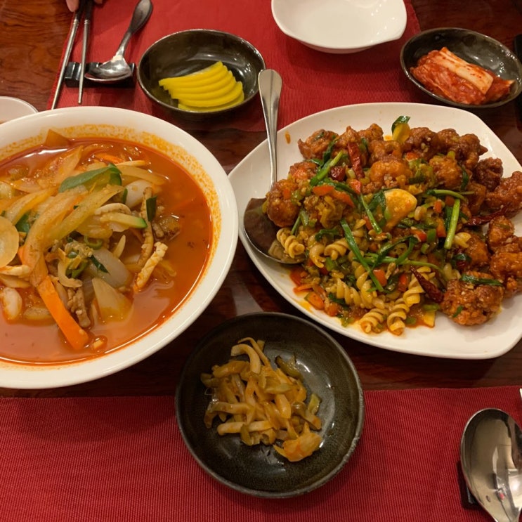  마포역 짬뽕맛집 <일일향> 인생잠뽕 + 꿔바로우 추가