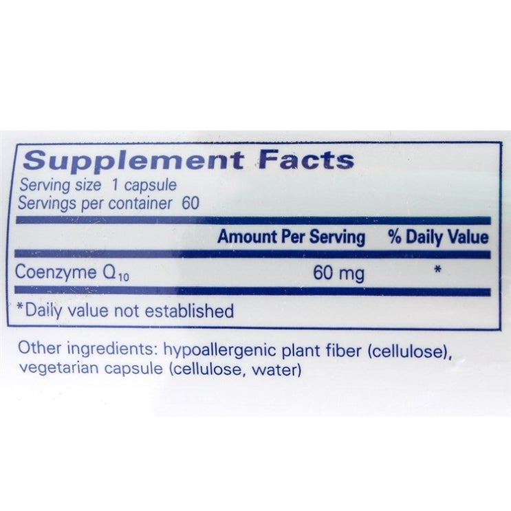  이번달 최저가 Pure Encapsulations CoQ10 60mg 캡슐! 만족스러운 이유~