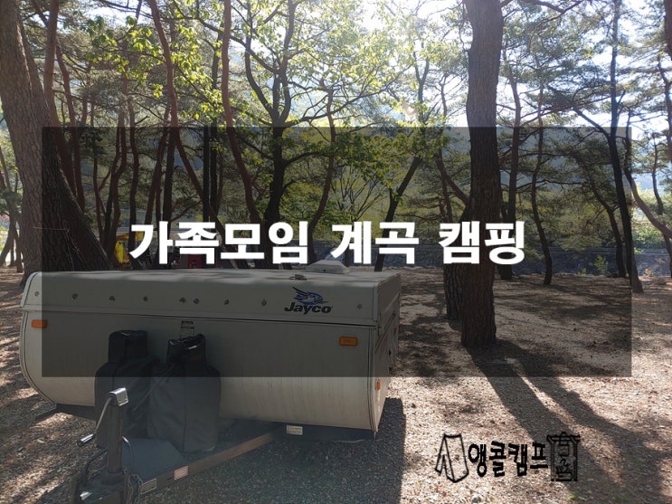  가족모임으로 계곡 캠핑장이 최고