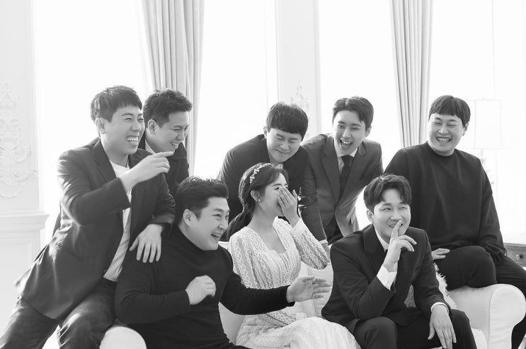  이렇게 유쾌한 결혼사진이라니! 개그맨들이 촬영한 스튜디오