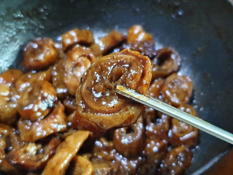  석쇠직화 왕십리막창 데리야끼 맛 매콤한 맛 후기