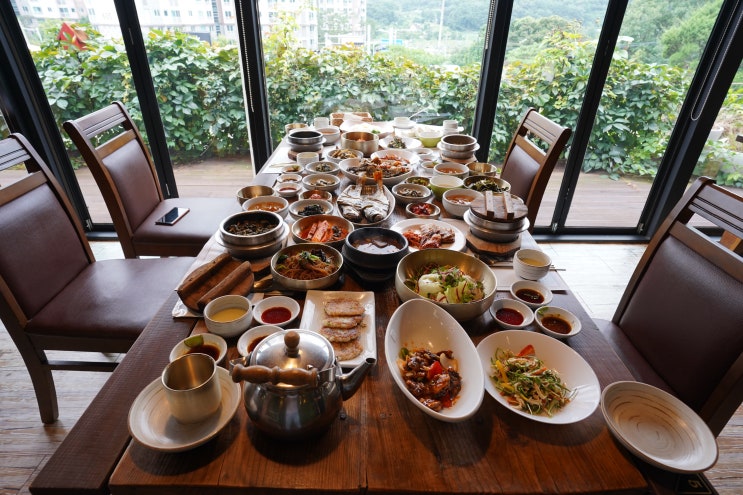  용인에 위치한 한정식 맛집 산뜨락