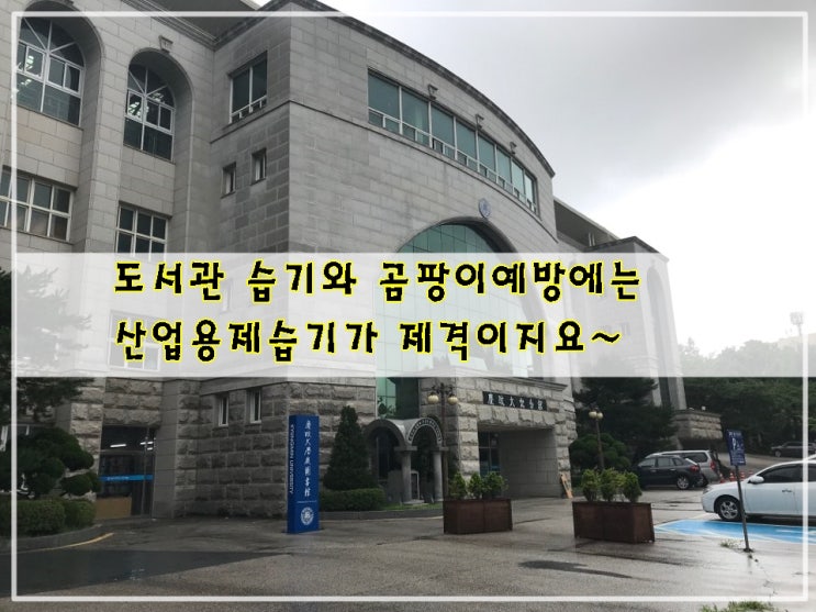 대용량제습기로 도서관 습기와 곰팡이 예방하세요(설치사례)