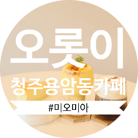  [청주 카페] 나만 알고 싶은 분위기 좋은 카페 용암동 오롯이