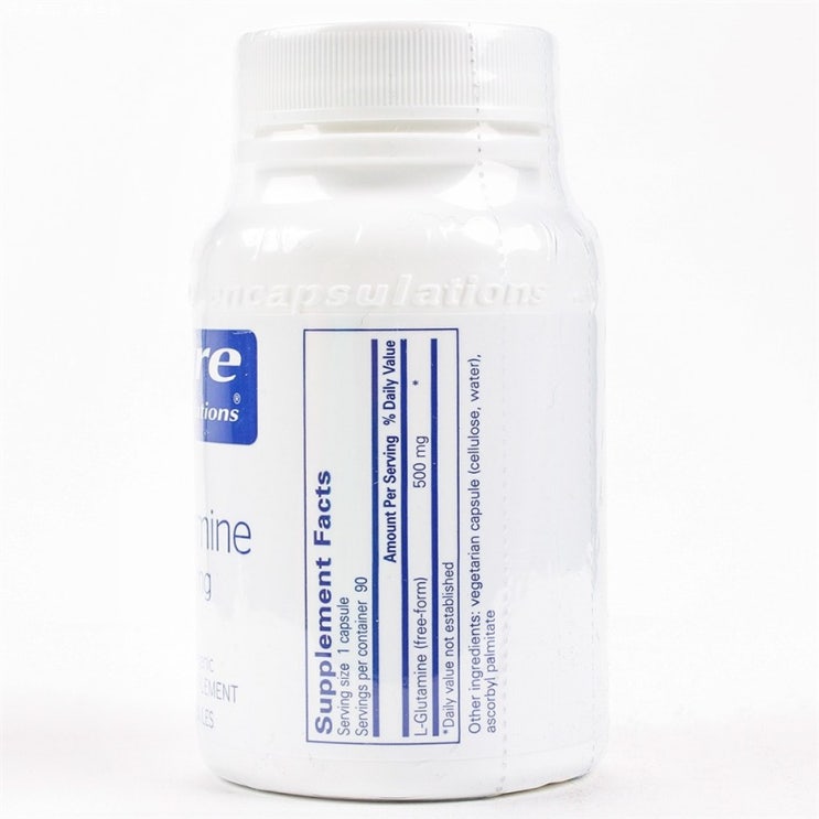  금주 할인제품 퓨어인캡슐레이션 L-글루타민 500mg 캡슐 이거 만든사람 진심 천재