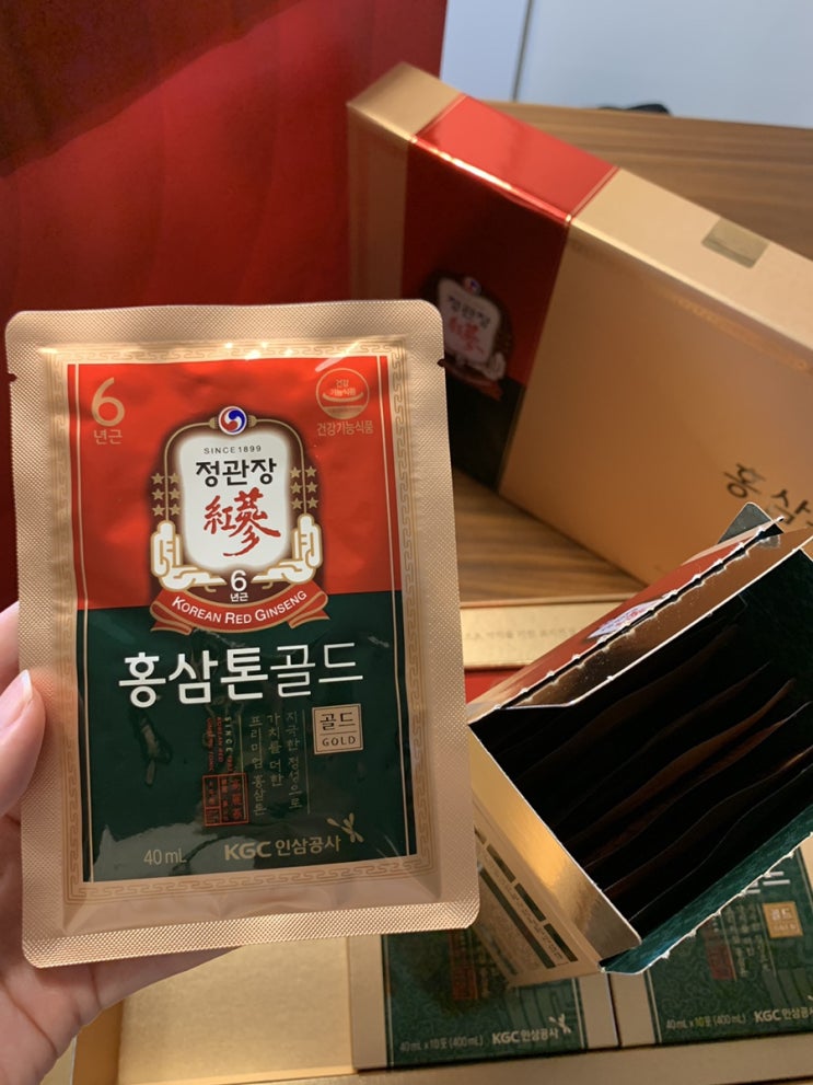  [정관장홍삼톤골드]면역력 관리에 필수! 부모님선물, 추석선물로도 제격!(상사돈내산후기)