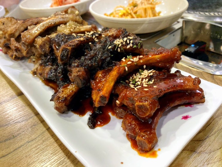  능곡등갈비 맵데이등갈비에서 다양하게 먹었어요! 