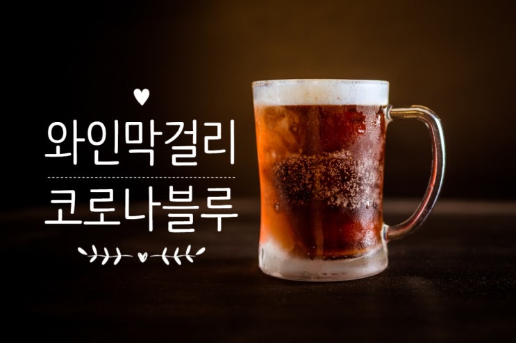  코로나 블루는 핑계 / 와인 막걸리... 맛나네.ㅋㅋ