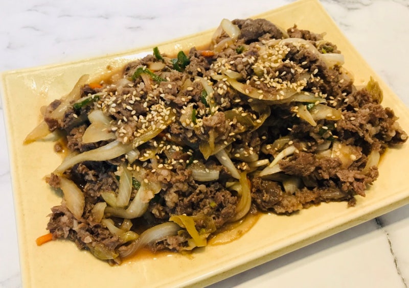 [야매요리] 백설 소갈비양념으로 불고기 간단하게 만드는법
