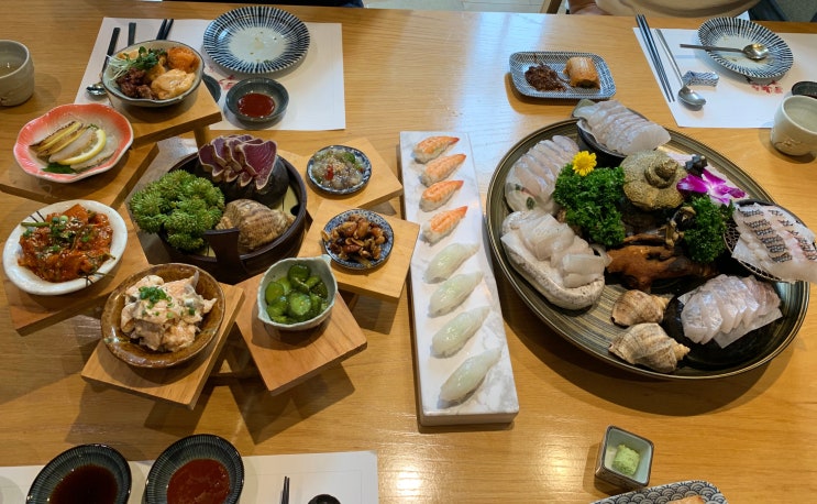  사당 도쿄하나 맛있는 사시미를 즐길 수 있는 회의공간으로도 좋은 일식집