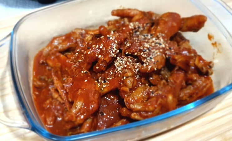  국물 닭발 양념레시피 손질에서부터 양념까지 3kg 만들기 아이들도 좋아하는 닭발만들어봤어요.