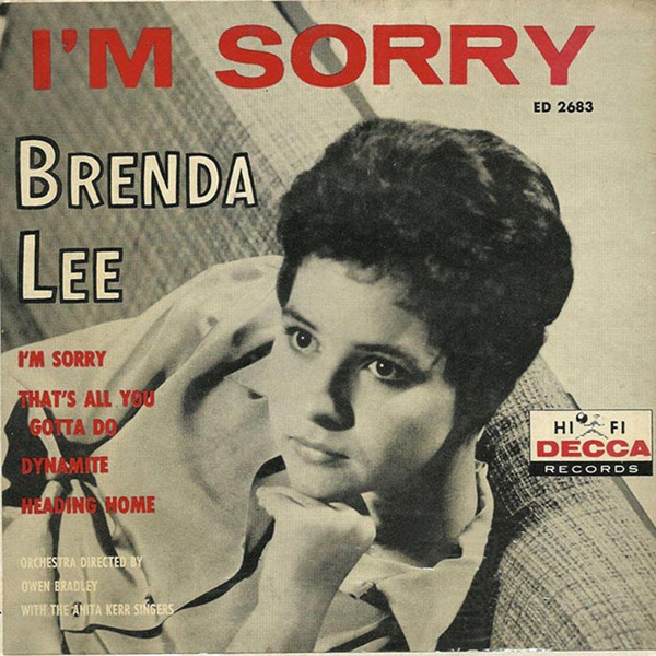 Brenda Lee - I'm Sorry [듣기, 노래가사, Audio, LV]