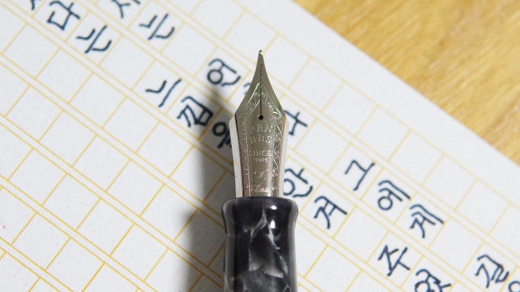  우리의 도시 (명구절 필사, 폴 오스터, 정자체, PenBBS 308-年糕 Niangao F nib)