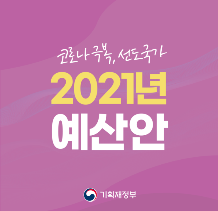  2021년 예산안과 세법 개정안