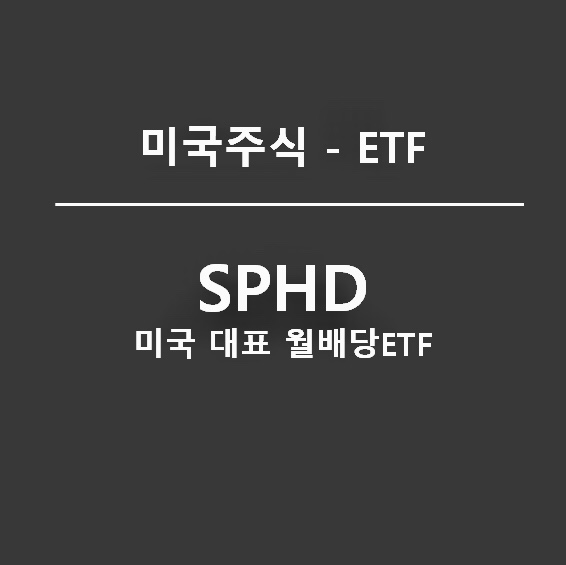 SPHD ETF 고배당 저변동성 미국 월배당 ETF