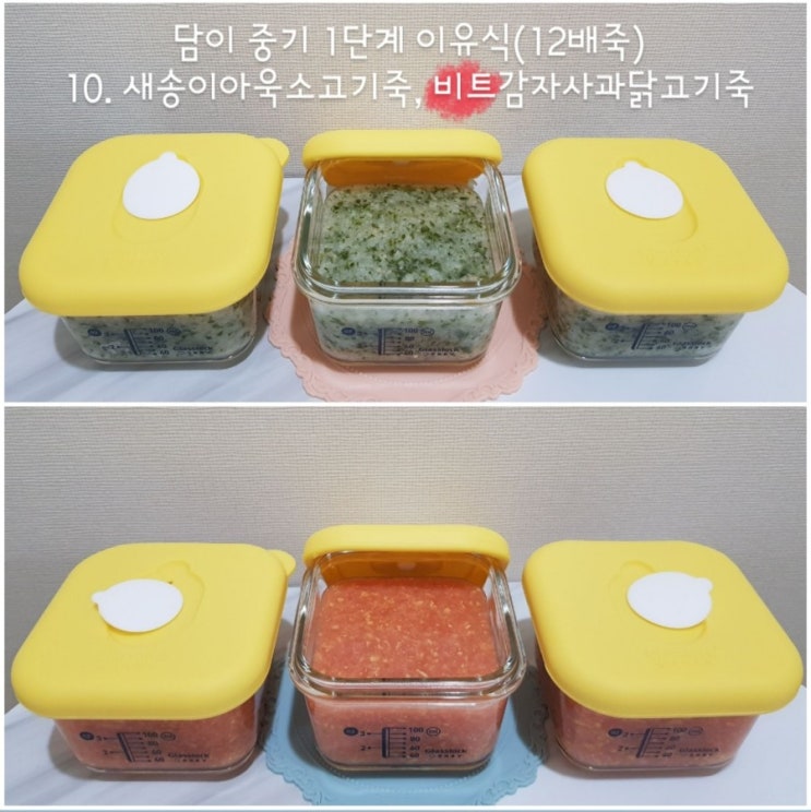  [중기] 1단계 이유식 후기(204일~233일)