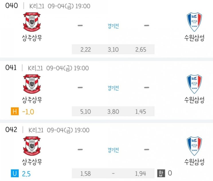 2020.09.04 K리그 프로축구 상주상무 수원삼성 2020.09.04 K리그 프로축구 상주상무 수원삼성