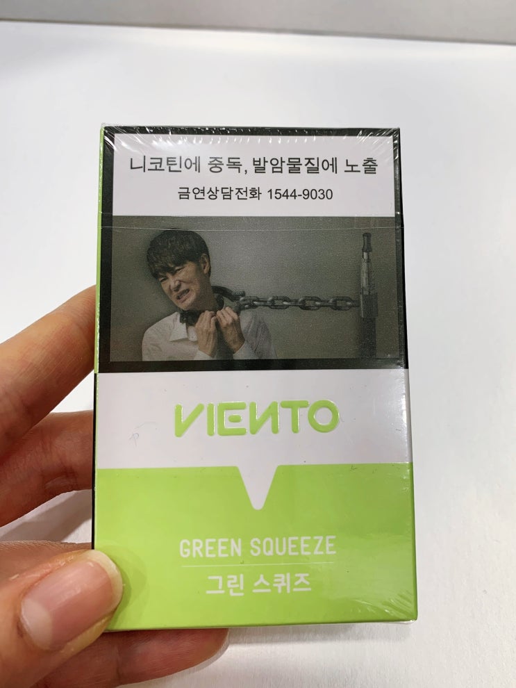  [직접 써 본 전담액상 후기] 비엔토 신규팟 "그린스퀴즈" 아이스알로에 맛 액상