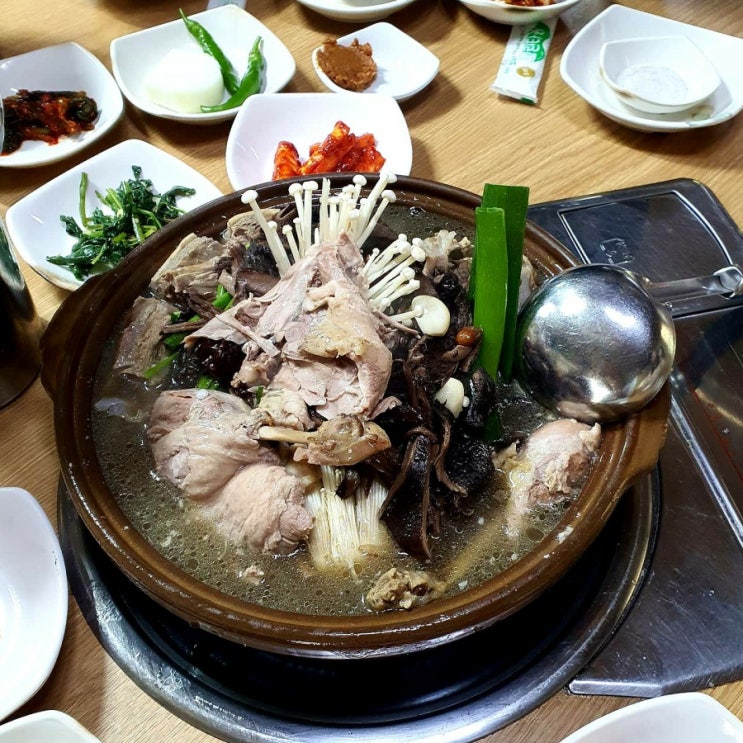  시흥 물왕저수지 맛집,산현농장 능이한방오리백숙으로 몸보신 제대로하고 왔어요