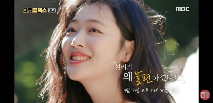 MBC 다큐플렉스 설리가 왜 불편하셨나요? MBC 다큐플렉스 설리가 왜 불편하셨나요?