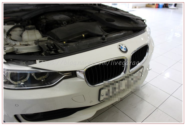  BMW 320D 합성엔진오일 교체 - 마산합성유 마산엔진오일