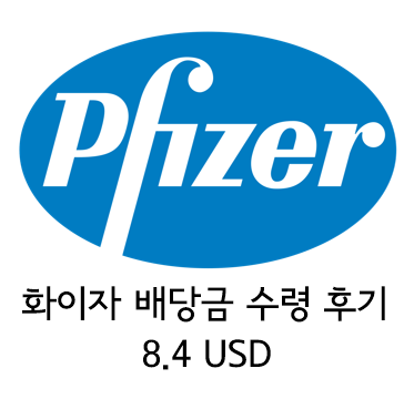  화이자(PEF) PFIZER 배당금 수령후기. 코로나 치료제 기대. 2021년 예상 배당금 및 배당수익률.