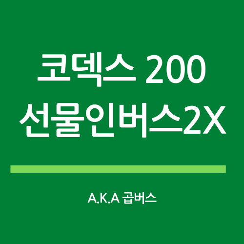  [코덱스 200선물인버스2X] 하락장에도 수익을 내는 곱버스 뜻