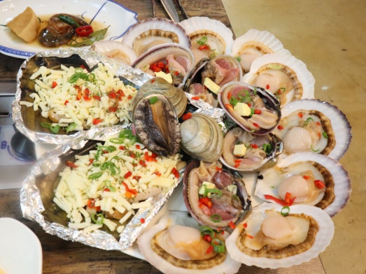  경산 중산동 펜타힐즈 맛집 준이수산 조개구이