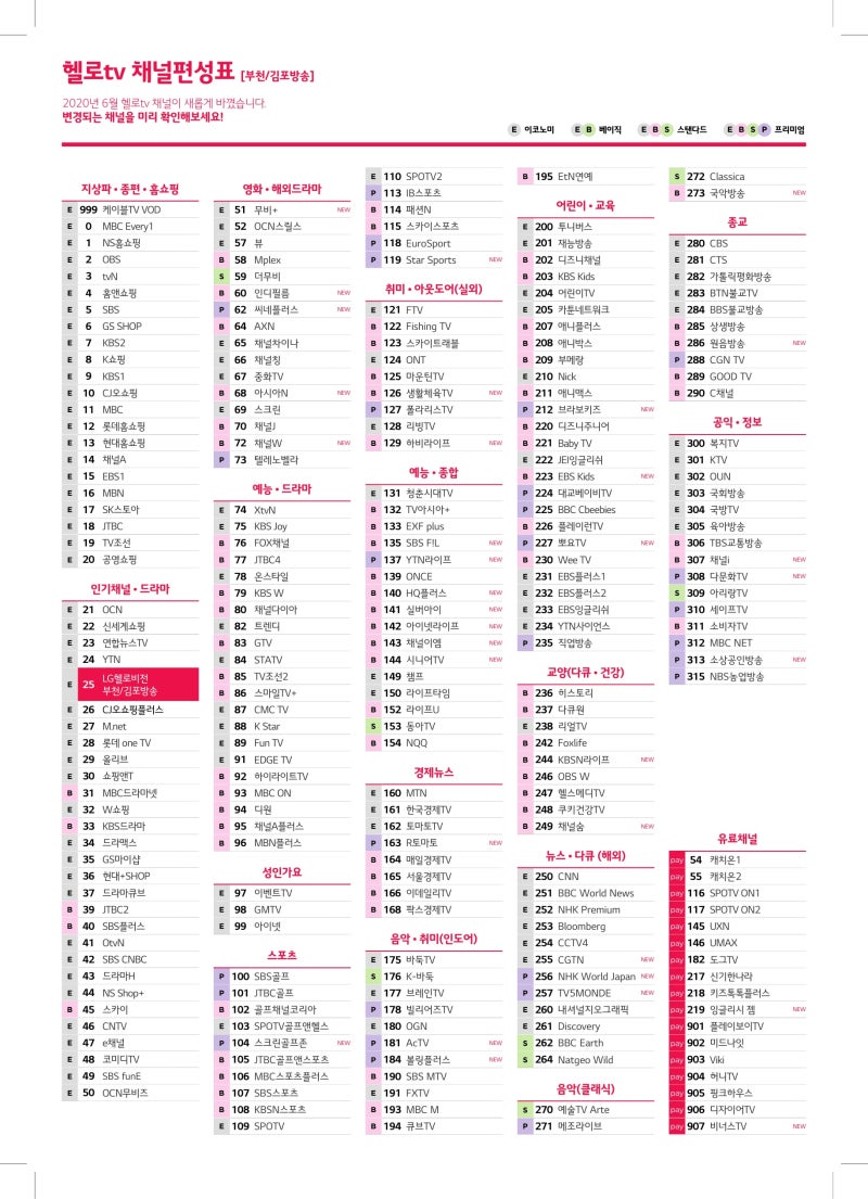 부천케이블tv유선방송 헬로티비채널확인하고 혜택받자 : 네이버 블로그