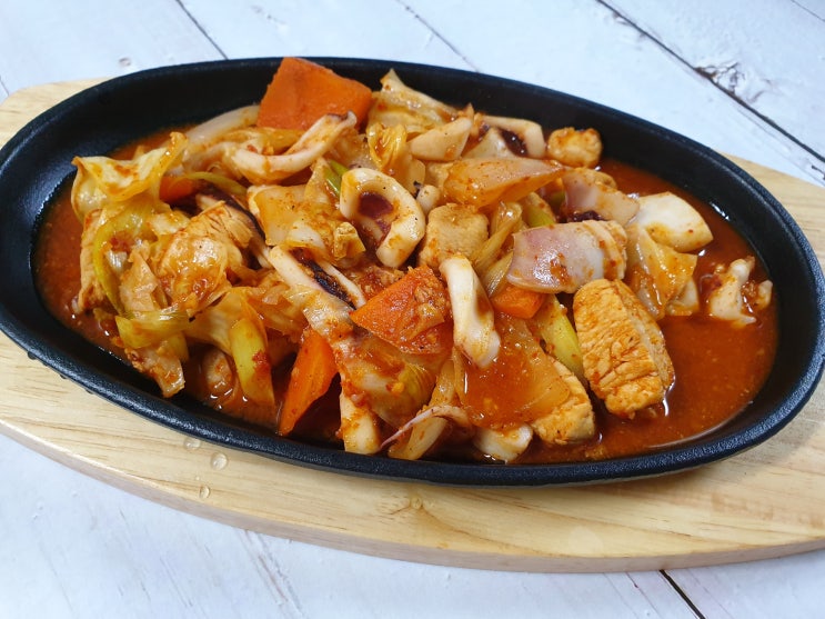오징어닭가슴살 요리 오닭볶음 고단백 저지방식단