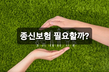  종신보험 사회초년생에겐 글쎄?!