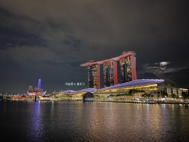 [싱가폴 일상] 마리나베이샌즈로 밤 산책 가기