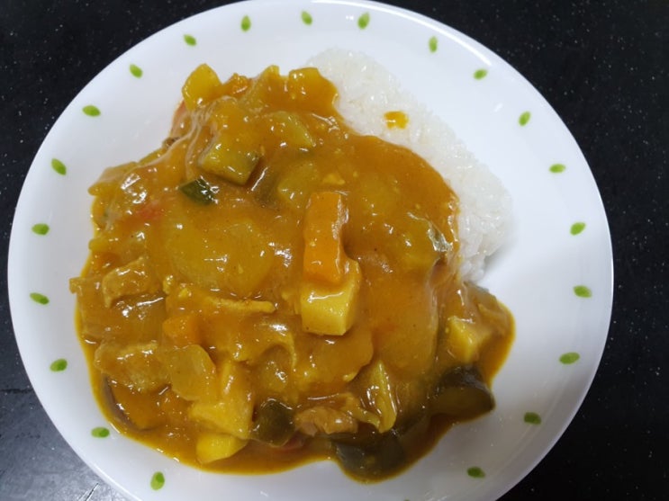  단호박요리 단호박카레만들기 레시피(단호박마토마토카레)