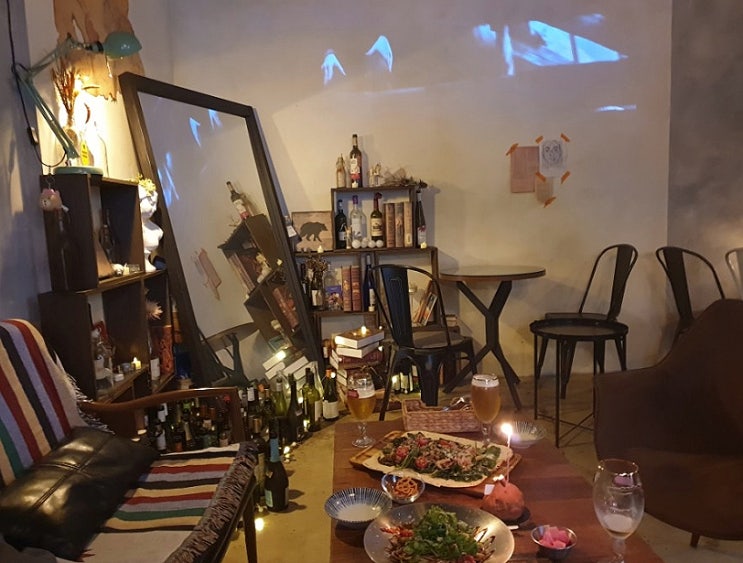  사가정 술집 분위기 좋은 와인바 [구하나]
