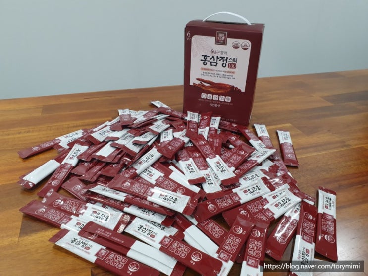  국민홍삼 6년근 활력 홍삼정스틱으로 면역력 높이기