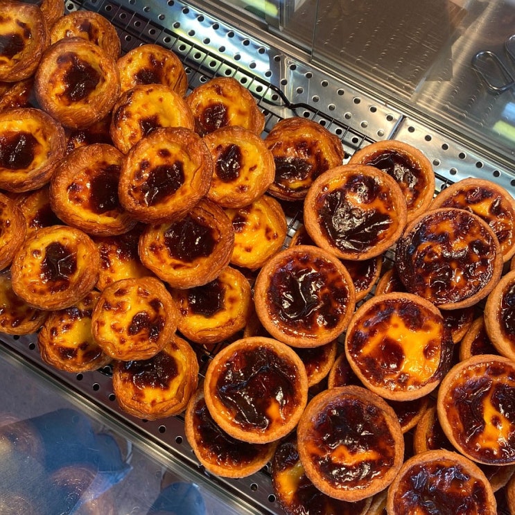  일산 밤리단길 카페 히히히 (포르투갈vs홍콩 에그타르트 맛비교!)